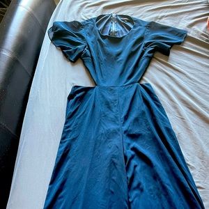 One-piece navy jumpsuit perfect for weddings or a night out - Only worn once